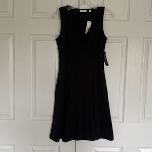 New York & Company Black Flare Dress